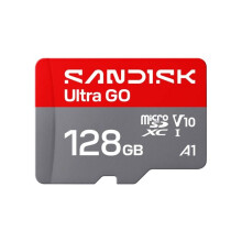 Scheda microSDXC - SANDISK - Ultra Go - 128 Go - Classe 10 UHS-I A1 V10 - Fino a 190 Mo/s