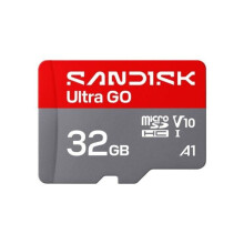 Scheda di memoria SanDisk Ultra GO 32 GB microSDHC UHS-I 120 MB/s V10 grigio rosso