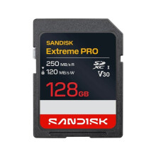 Scheda di memoria SDXC - SANDISK - SDSDXXJ-128G-GSCIN - 128 Go - UHS-I 250/120 Mo/s - 4K Ultra HD