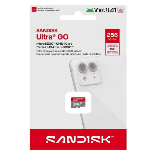 SanDisk SanDisk 256 GB Class 10/UHS-I (U1) microSDXC 1