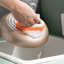 3X Kitchen Cleaning Bathroom Toilet Glass Wall Cleaning Bath Brush Plastic Handle Sponge Bath Bottom Bath Brush 2