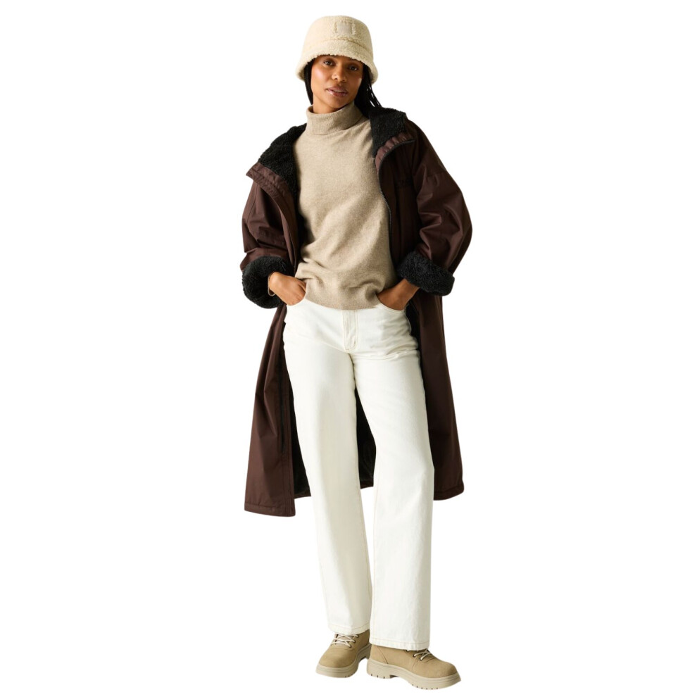 Regatta (Lxl, Bourbon) Outdoor Active Unisex Waterproof Zip Beach Surfing Changing Robe