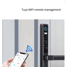 Tuya Wifi Slimme Deurslot Elektronisch met Biometrische Vingerafdruk/Wachtwoord/Sleutel Ontgrendeling/IC Kaart Afstandsbediening 3085 Slot