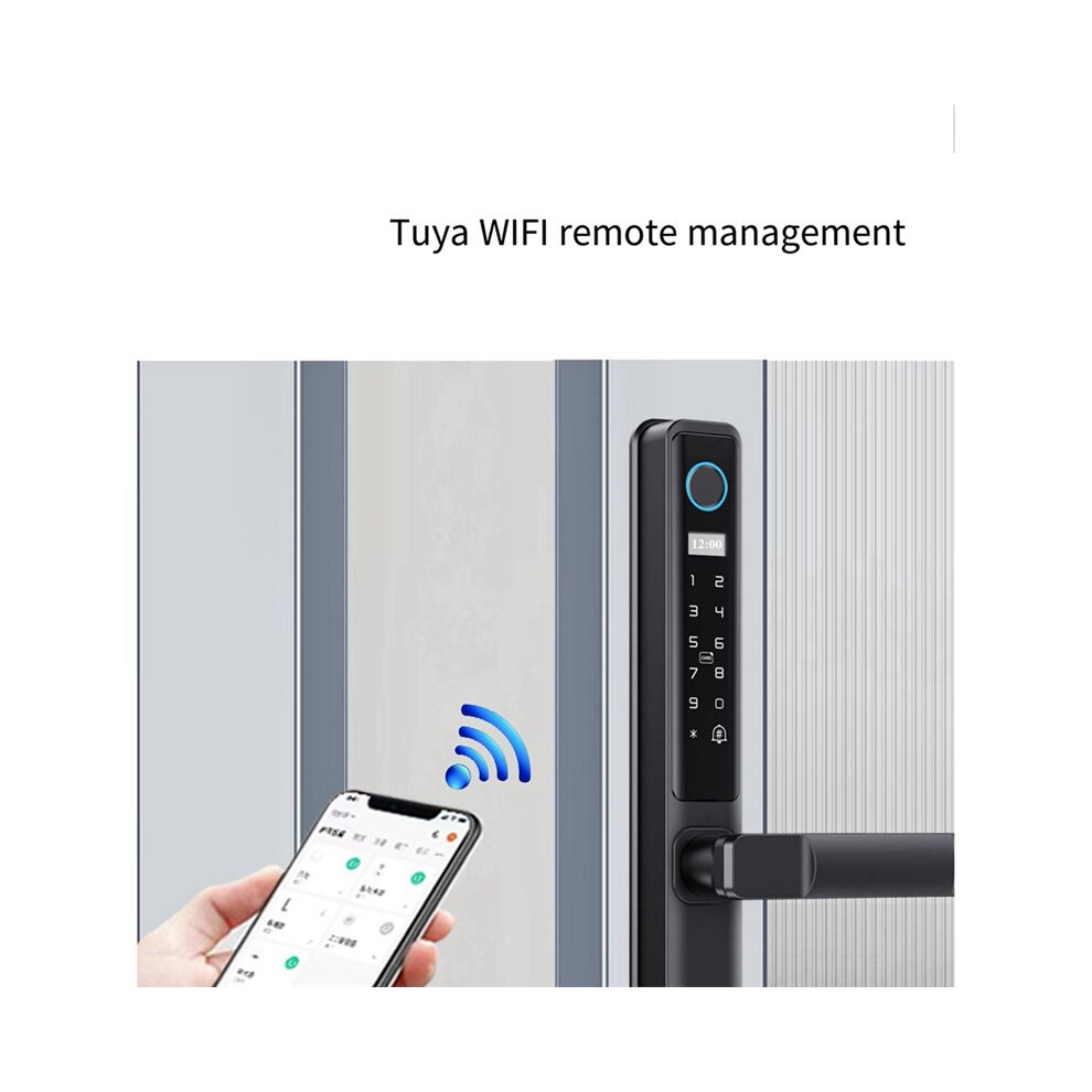 Tuya Wifi Door Lock Electronic With Biometric Fingerprint/Password/Key Unlock/Ic Card Remote Control 3085 Lock 6032299839393