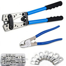 Heavy Duty Battery Cable Crimping Tool Set