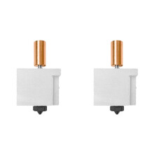 2pcs 0.4mm Hardened Steel Nozzle for FLSUN V400 Hotend Assembled Extruder for 3D Printer Print  Hot End Kiter