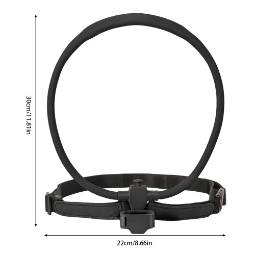 Support de poitrine portable compatible avec le-Couleur noire 1