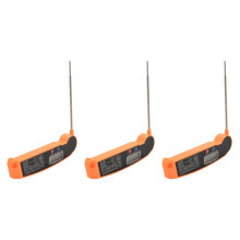 3X Digital Instant Read Meat Thermometer with Highly Accurate Temperature Probe, Electric Cooking Thermometer