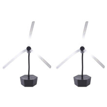 2X Fly Fans for Tables Rechargeable Fly Fans for Food Keep Flies Away Flexible Fly Repellent Fans for Outdoor Table Top