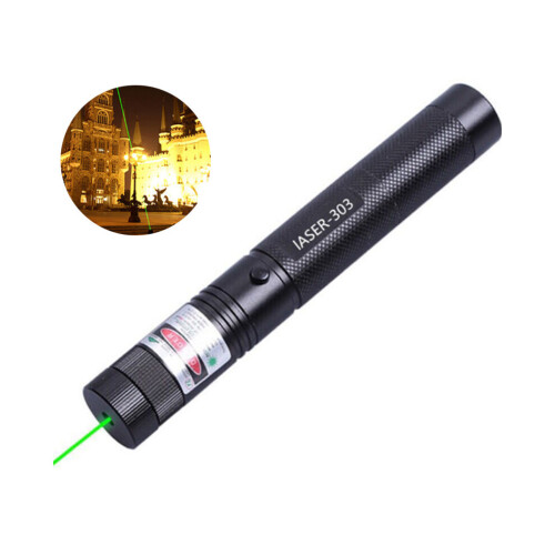 Pointeur laser vert militaire visible 303, faisceau vert