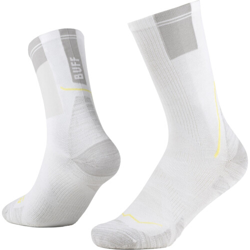 Buff (S, White) Buff Coolnet Trail Running Crew Socks
