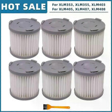(Set B) Hepa-filter gäller för DeLonghi Colombina Evo XLM353 XLM355 XLM403 XLM405 XLM407 XLM408 XLM409