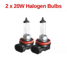 (2 Halogen Bulbs)Compatible Angel Eye Fog Light For For Ford Tourneo Transit Connect Car Front Bumper