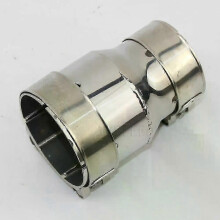 (OD 51-60) Universelles Edelstahl-Auspuff-Reduzierstück für Pkw, Standardgröße 54 mm Außendurchmesser