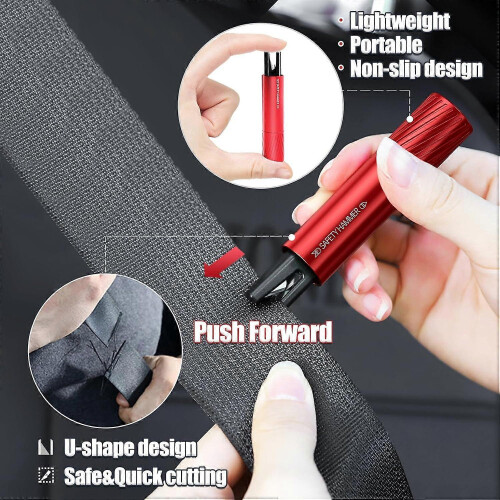4 Pack Car Window Breaker and Seatbelt Cutter,Auto Rescue Tool,Saf 2