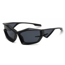 Futuristische Technologie-Sonnenbrille Y2K Street Shooting Sonnenbrille mit spezieller Form