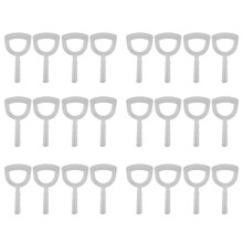 24X Meat Scraper Bone Dust Scraper Bone Scraper White Scraper Bone Dust Remover Square Bone Dust Scraper