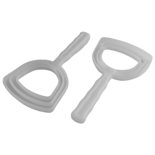 24X Meat Scraper Bone Dust Scraper Bone Scraper White  Scraper Bone Dust Remover Square Bone Dust Scraper 1