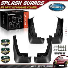 Applies to 4x Splash Guards MudFlaps Mud Flaps for BMW X7 G07 2019-2022 With Pedal
