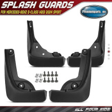 Applies to 4x Splash Guards Mud Flaps Mudguards for Mercedes-Benz E-Class W213 2024 Sport