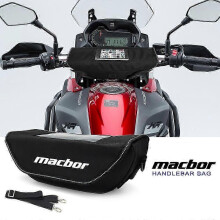 Passend für Macbor Montana XR5 Motorrad-Lenkertasche, wasserdichte Lenker-Reise-Navigationstasche