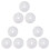 Mop Micro- Refill for 360 Spin Magic Mop-Microfiber Replacement Mop -Round Shape Standard Size (White-9 Pack) 1