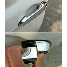 Kompatible Chrom-Türgriffabdeckungen, Zieraufkleber, Styling-Autozubehör für BMW 1er (2010–2016)
