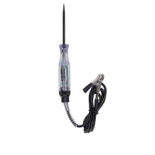 Digitale LED-circuittester 370V Draagbare autocircuittester met veerdraad en lange stalen meetsonde 20A Compatibel met BlackHwy