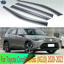 Compatible For Toyota Corolla Cross (XG10) 2020-2022 Car Accessories Plastic Exterior Visor Vent Shades
