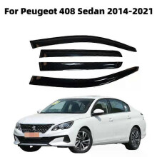 Applies to For Peugeot 408 Sedan 2014-2021 Car Accessories Window Visors Rain Sun Guard Vent Wind Deflector
