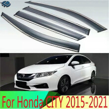 Compatible For Honda CITY 2015-2021 Car accessories Plastic Exterior Visor Vent Shades Window Sun Rain