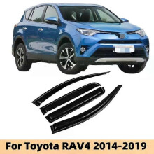 Applies to For Toyota RAV4 2014-2019 Car Styling Accessories Window Visor Deflector Window Sun Rain
