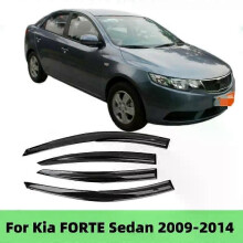 Applies to For Kia FORTE Sedan 2009 2010 2011 2012 2013 2014 Window Visor Rain Guard Deflector Shade