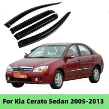 Applies to For Kia Cerato Sedan 2005-2013 Window Visor Side Vent Rain Guard Deflector Shade Shield Shelter