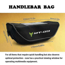 Passende Lenkertasche für Yamaha MT-09 (Yamaha MT-09, MT-09 Zubehör, tragbar, wasserdicht)