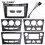 (Full Set)Applies to Car Frame Fascia Adapter Decoder Android Radio Dash Fitting Panel Kit For Dongfeng 1