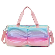Sac de sport de voyage de grande capacité avec compartiment-Rose