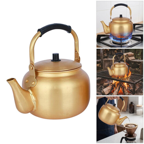Bouilloires de camping en aluminium durables avec poignée-3L 2