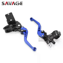 (Blau) Gilt für Brems- und Kupplungshebel der YAMAHA MT03 MT25 YZF R125 R3 R25 R15 MT15 MT125