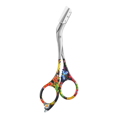 Ciseaux tranchants de coupe de sourcil d'acier inoxydable avec-3