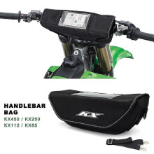 (mit Logo) Passende wasserdichte Lenkertasche für Kx450, Kx250, Kx112, Kx85, Kx450sr und Kx 450 Motorräder