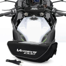 (mit Logo) Passende Lenkertasche für Motorrad Versys 1000 SE, 1000se, Versys 1000 SE (Modelljahre 2019,
