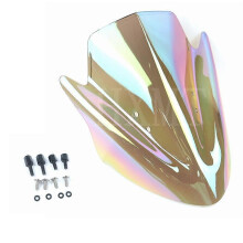 (WI)For Kawasaki Ninja EF6N ER-6N 2012 2013 2014 2015 2016 black White Screen motorcycl Windshield WindScreen