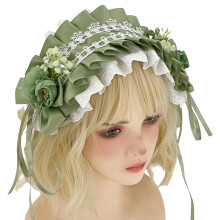 Bandeaux d'Halloween pour fille, couvre-chef gothique-HERBE