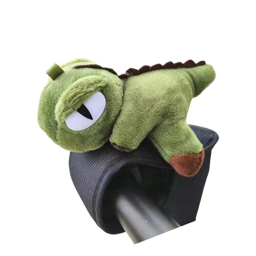 Bicycles Handlebars Ornaments Removable-Green bucktooth drag
