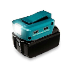 Passend für Adapter-LED-Arbeitsleuchte, kompatibel mit Makita 14,4V/18V Li-Ion-Akkus BL1830 und BL1430