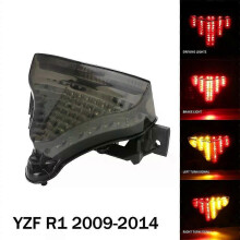 (2009–2014 YZF R1) Gilt für YZF R1 LED-Rücklicht mit integriertem Blinker für YAMAHA YZF-R1