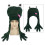 Adorable Animal Cap With Long Legs Plush Polyester Animal Hat 2