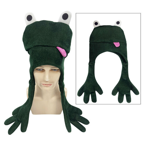 Adorable Animal Cap With Long Legs Plush Polyester Animal Hat 1