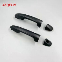 (Front left)Applies to Door outer handle black with cap for toyota pickup hilux Revo 2015-2018